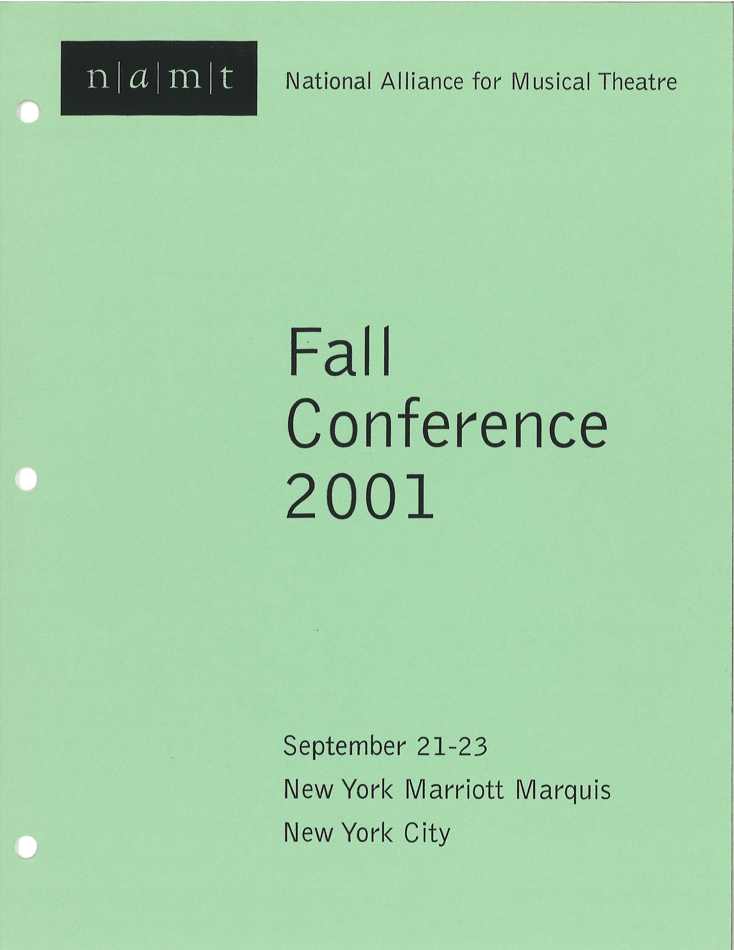 Fall Conference 2001 Logo