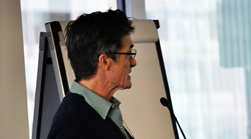 Roger Rees gives the keynote address at the 2012 Fall Conference