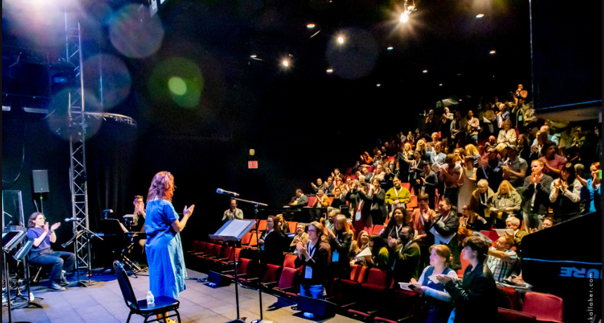 The audience at the 36th Annual Festival of New Musicals in 2024