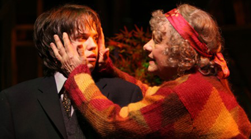 Eric Milligan and Estelle Parsons in HAROLD AND MAUDE (NAMT Festival of New Musicals 2003) at Paper Mill Playhouse