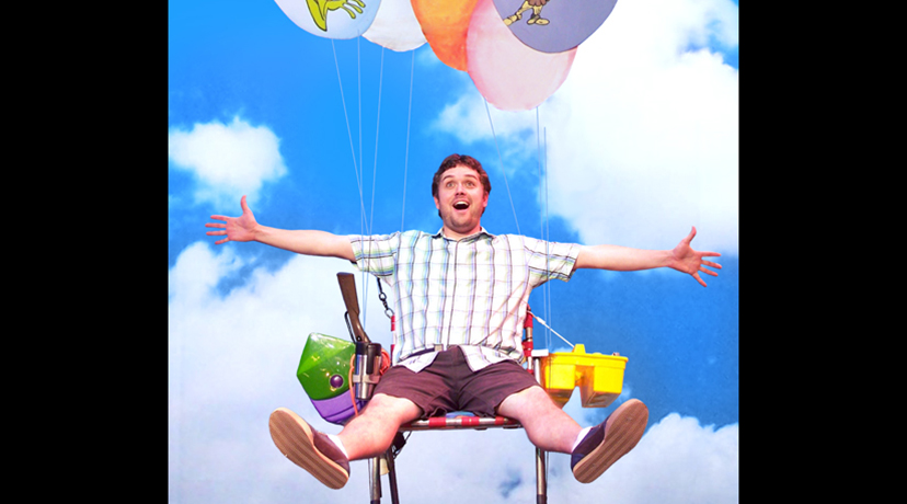 Daniel Black in THE FLIGHT OF LAWNCHAIR MAN (NAMT Festival of New Musicals 2004) at Cumberland County Playhouse