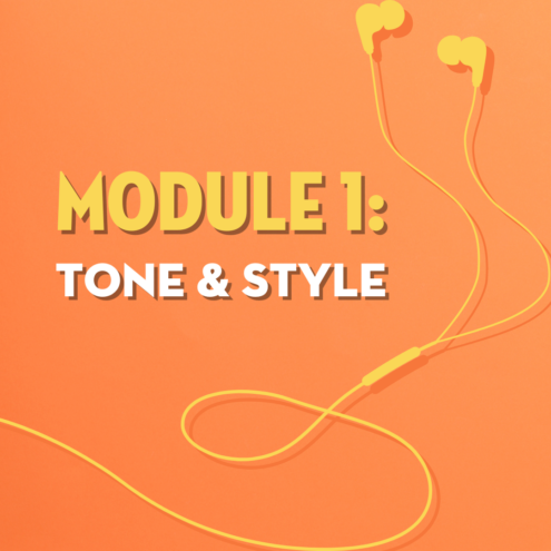 Module 1: Tone and Style Graphic