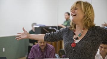Karen Mason in Pamela's First Musical at the 20th Annual Festival of New Musicals. Photo by Ric Kallaher.