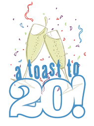 A Toast To 20 Logo