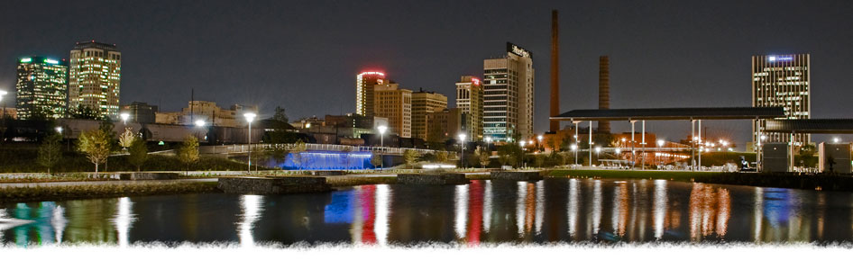 Birmingham Skyline from Railroad Park